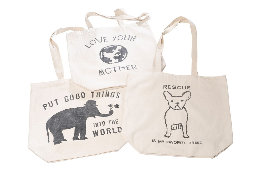 Reusable Canvas Totes, 3 Styles